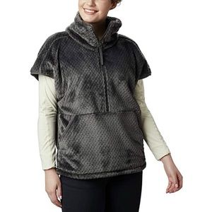 Columbia Light Grey Fire Side II Sherpa Shrug NWT Women’s Size XS